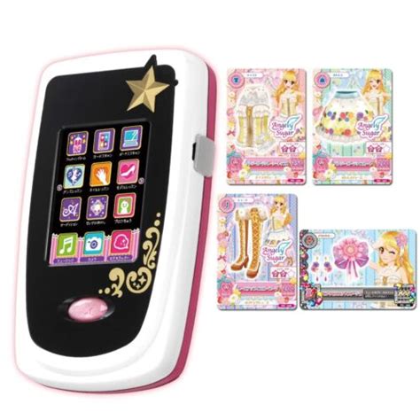 bandai aikatsu phone smart card|BANDAI Aikatsu Phone smart w/ Aikatsu Card x 4 data carddass .